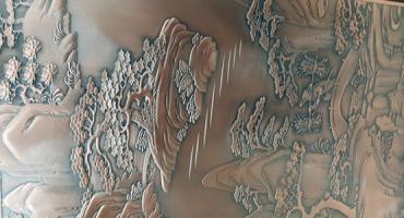 腐蝕不銹鋼屏風(fēng)